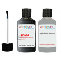 honda civic phantom gray code location sticker nh561p touch up paint 1991 1998