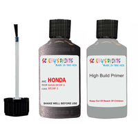 honda accord raisin code location sticker rp29p 3 touch up paint 1998 2000