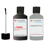 honda accord romanesque bronze code location sticker yr511p touch up paint 1996 1998