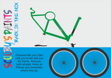 Bike Bicycles Paint Touch Up RAL6001 Green Spray Paint