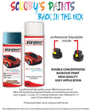 hyundai i30 aqua blue r2u car aerosol spray paint with lacquer 2012 2015