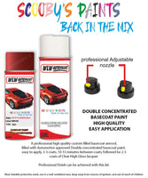 hyundai i30 ember red nd car aerosol spray paint with lacquer 2007 2010