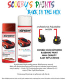 hyundai i20 maharajah red ner car aerosol spray paint with lacquer 2012 2014