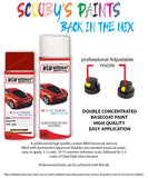 hyundai accent poppy xm car aerosol spray paint with lacquer 1995 2007