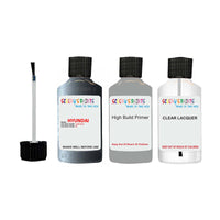 hyundai santa fe slate blue code bf touch up paint 2007 2010 Primer undercoat anti rust protection