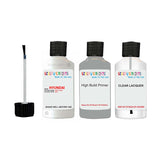 hyundai santa fe white cream code ww2 touch up paint 2018 2020 Primer undercoat anti rust protection