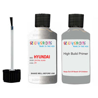 hyundai elantra crystal silver code location sticker z9 touch up paint 2004 2009