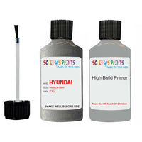 hyundai santa fe harbor gray code location sticker p3g touch up paint 2010 2014