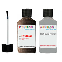 hyundai santa fe java espresso code location sticker yn7 yn9 touch up paint 2015 2019
