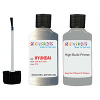 hyundai santa fe new blue grey code location sticker z3s touch up paint 2010 2014