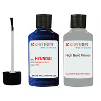 hyundai elantra new indigo blue code location sticker y3u touch up paint 2010 2014