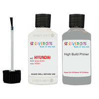 hyundai santa fe noble white code location sticker hd001 nw wt touch up paint 1998 2012