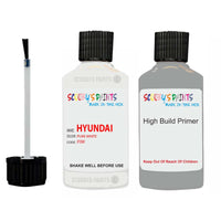 hyundai accent pure white code location sticker pjw touch up paint 2014 2014