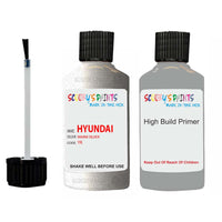 hyundai accent warm silver code location sticker yk touch up paint 1997 2018