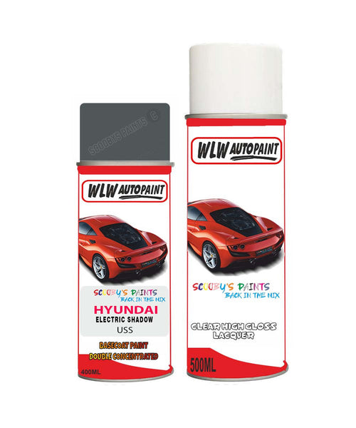hyundai ioniq electric shadow uss car aerosol spray paint with lacquer 2019 2019Body repair basecoat dent colour
