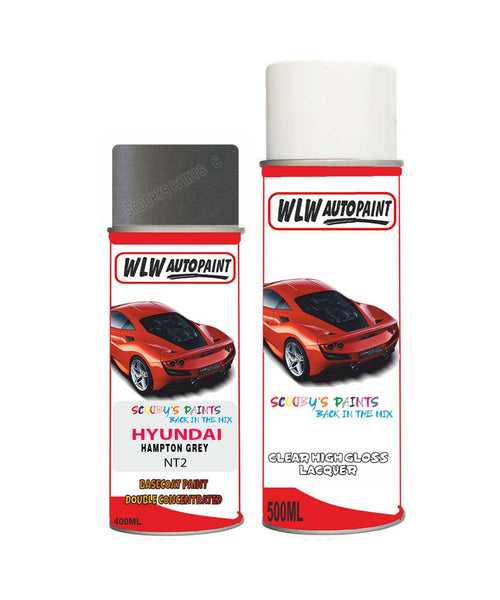 hyundai sonata hampton grey nt2 car aerosol spray paint with lacquer 2019 2019Body repair basecoat dent colour