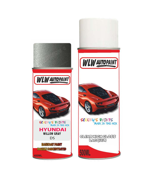 hyundai sonata willow gray ds car aerosol spray paint with lacquer 2009 2010Body repair basecoat dent colour
