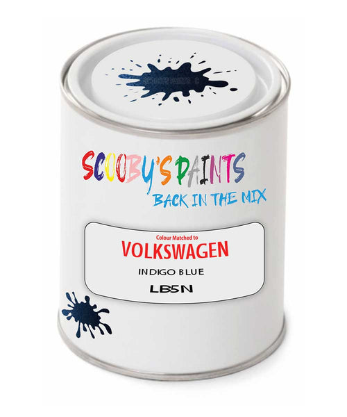 spray gun 2 pack paint Volkswagen Indigo Blue Code: Lb5N