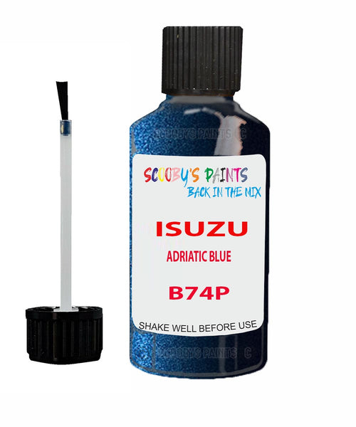 Touch Up Paint For ISUZU ISUZU ( OTHERS ) ADRIATIC BLUE Code B74P Scratch Repair