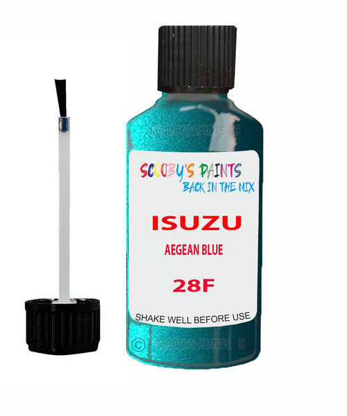 Touch Up Paint For ISUZU ISUZU ( OTHERS ) AEGEAN BLUE Code 28F Scratch Repair
