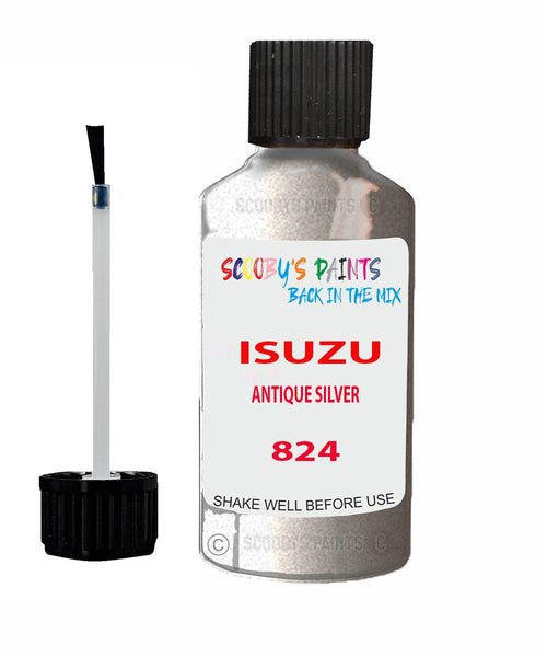 Touch Up Paint For ISUZU RODEO ANTIQUE SILVER Code 824 Scratch Repair