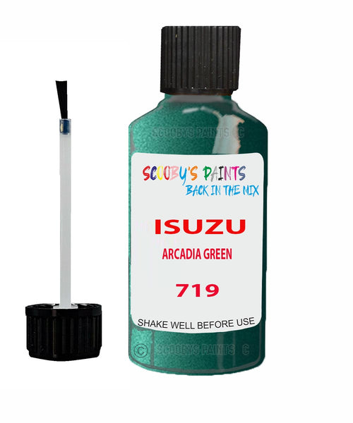Touch Up Paint For ISUZU WIZARD ARCADIA GREEN Code 719 Scratch Repair
