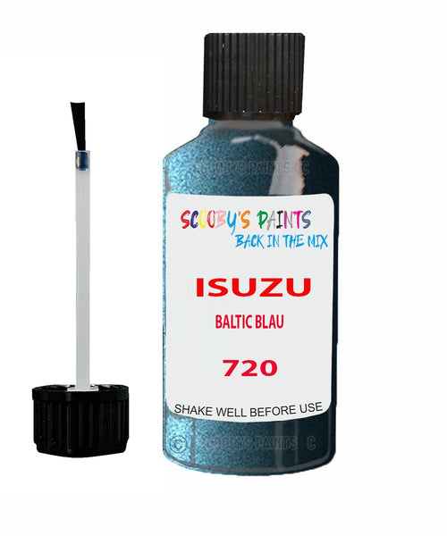 Touch Up Paint For ISUZU BIGHORN BALTIC BLAU Code 720 Scratch Repair