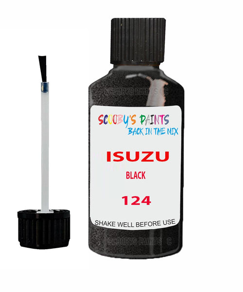 Touch Up Paint For ISUZU TROOPER BLACK Code 124 Scratch Repair