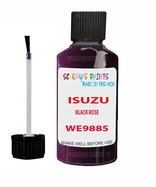 Touch Up Paint For ISUZU D-MAX BLACK ROSE Code WE9885 Scratch Repair