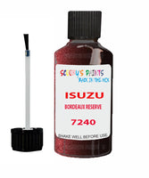 Touch Up Paint For ISUZU ISUZU ( OTHERS ) BORDEAUX RESERVE Code 7240 Scratch Repair