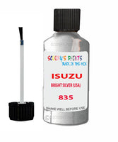 Touch Up Paint For ISUZU AMIGO BRIGHT SILVER (USA) Code 835 Scratch Repair