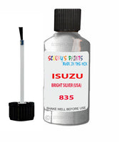 Touch Up Paint For ISUZU RODEO BRIGHT SILVER (USA) Code 835 Scratch Repair