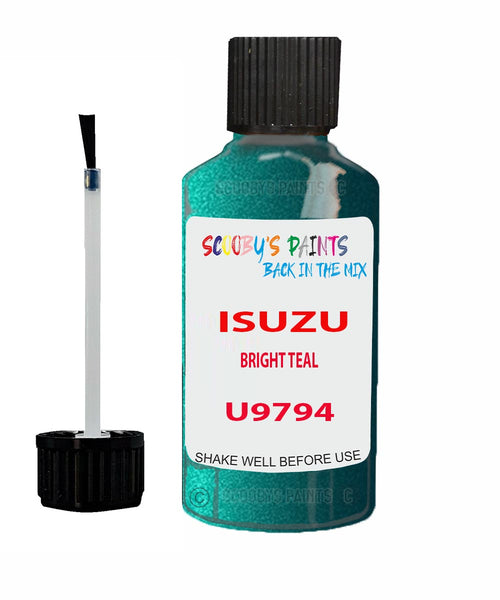 Touch Up Paint For ISUZU HOMBRE BRIGHT TEAL Code U9794 Scratch Repair