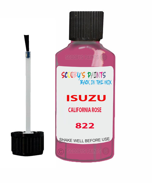 Touch Up Paint For ISUZU PICK UP TRUCK CALIFORNIA ROSE Code 822 Scratch Repair
