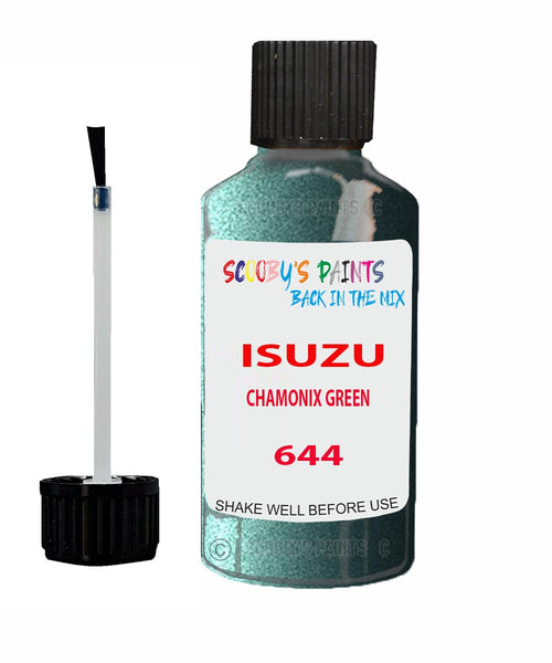 Touch Up Paint For ISUZU TFS CHAMONIX GREEN Code 644 Scratch Repair