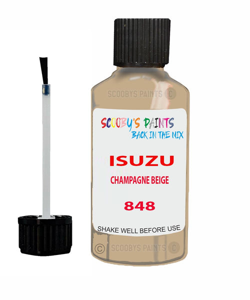 Touch Up Paint For ISUZU PICK UP TRUCK CHAMPAGNE BEIGE Code 848 Scratch Repair