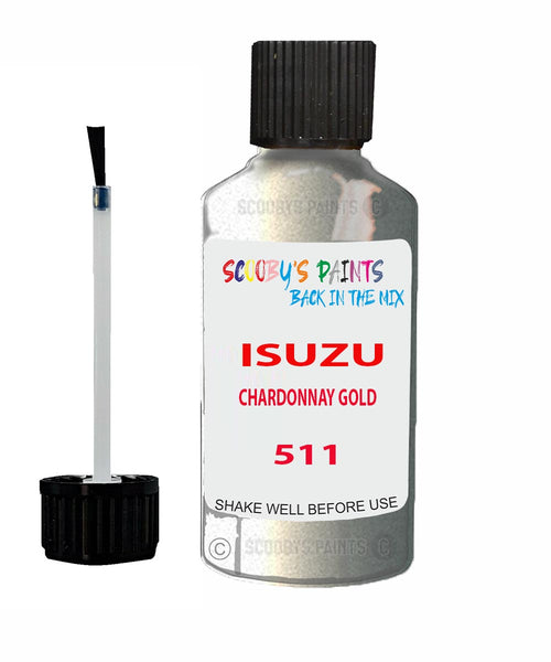 Touch Up Paint For ISUZU D-MAX CHARDONNAY GOLD Code 511 Scratch Repair