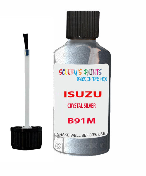 Touch Up Paint For ISUZU ISUZU ( OTHERS ) CRYSTAL SILVER Code B91M Scratch Repair
