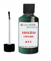 Touch Up Paint For ISUZU TRUCK CYPRESS GREEN Code 611 Scratch Repair