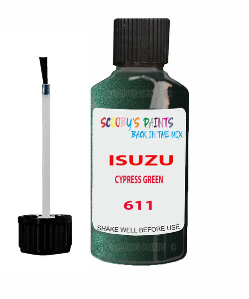 Touch Up Paint For ISUZU PICK UP TRUCK CYPRESS GREEN Code 611 Scratch Repair