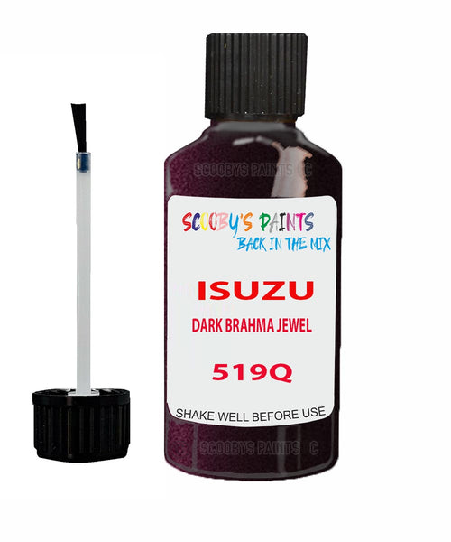 Touch Up Paint For ISUZU ISUZU ( OTHERS ) DARK BRAHMA JEWEL Code 519Q Scratch Repair