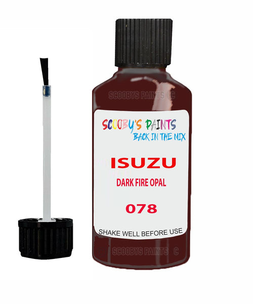 Touch Up Paint For ISUZU TROOPER DARK FIRE OPAL Code 78 Scratch Repair