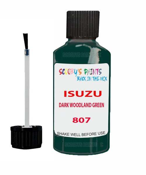Touch Up Paint For ISUZU TRUCK DARK WOODLAND GREEN Code 807 Scratch Repair