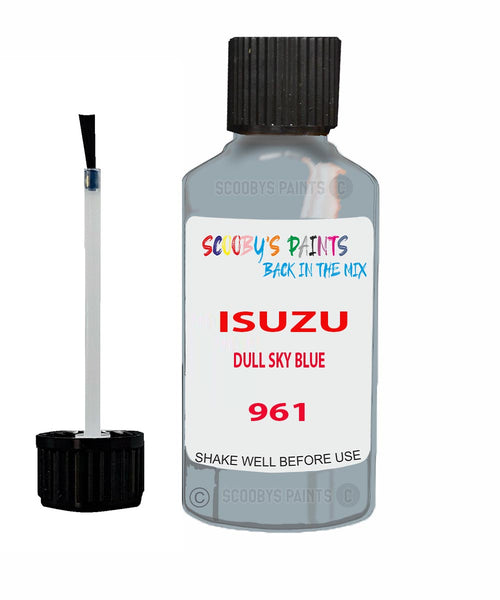 Touch Up Paint For ISUZU TFR DULL SKY BLUE Code 961 Scratch Repair