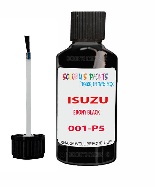 Touch Up Paint For ISUZU RODEO EBONY BLACK Code 001-P5 Scratch Repair