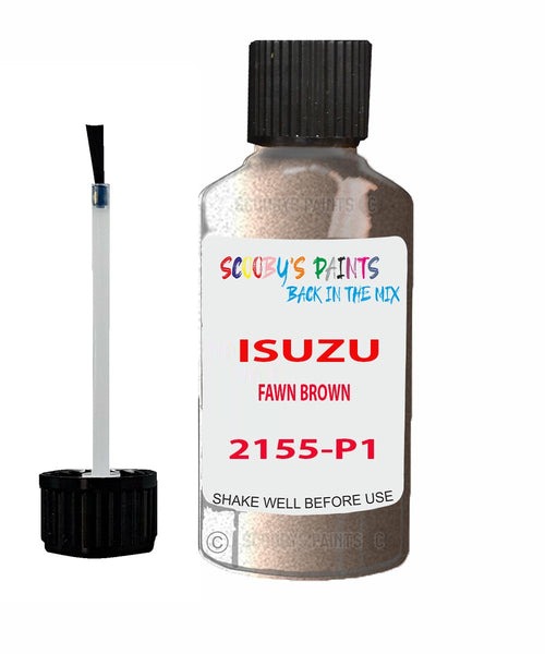 Touch Up Paint For ISUZU PICK UP TRUCK FAWN BROWN Code 2155-P1 Scratch Repair