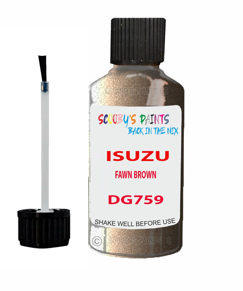 Touch Up Paint For ISUZU RODEO FAWN BROWN Code DG759 Scratch Repair
