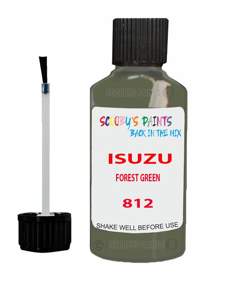 Touch Up Paint For ISUZU ISUZU ( OTHERS ) FOREST GREEN Code 812 Scratch Repair