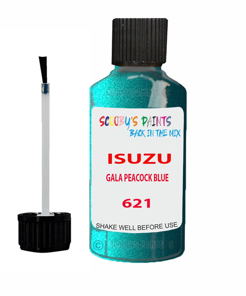 Touch Up Paint For ISUZU ISUZU ( OTHERS ) GALA PEACOCK BLUE Code 621 Scratch Repair