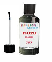 Touch Up Paint For ISUZU UBS GOLD GREEN Code 757 Scratch Repair